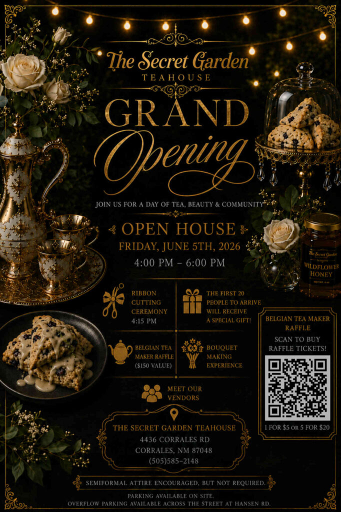 The Secret Garden Grand Opening Announcement